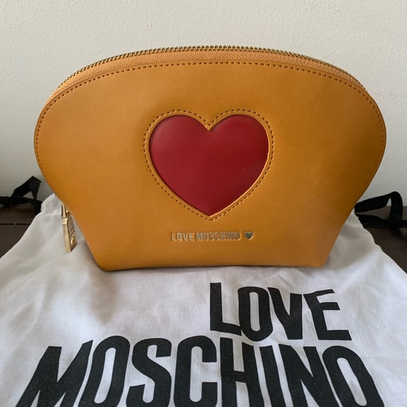 love moschino cosmetic bag